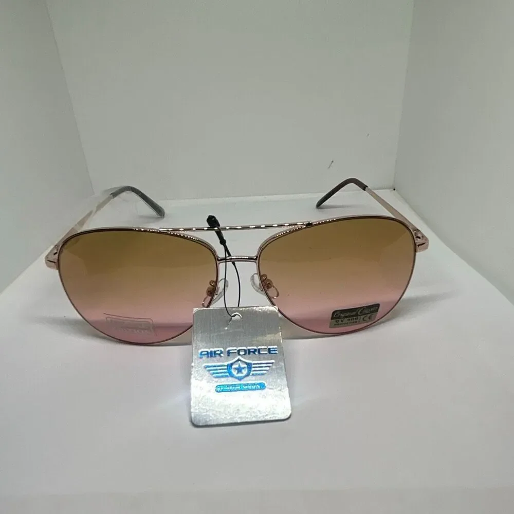 Brand new Air Force aviator sunglasses Ocean lens ✨